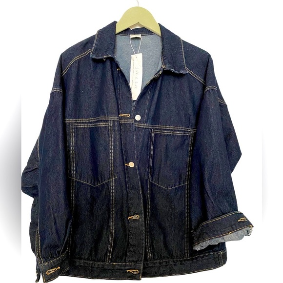 Salt & Sand Jackets & Blazers - Silk & Salt Women’s Denim Jean Jacket Sz M NWT
